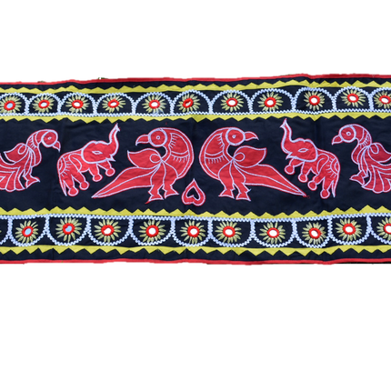 OMSutra Mandala Applique Boho Tapestry for Wall Decor-11