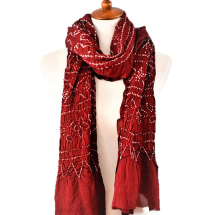 OMSutra Tie-dye designer fashion Silk Scarves-0