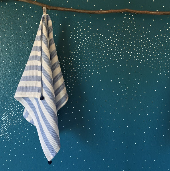 Waffle stripe Kitchen towel-0
