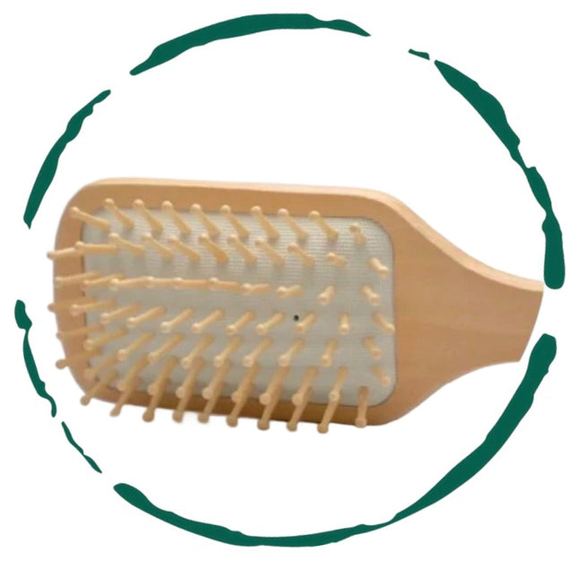 Wooden Detangling Hair Brush-0