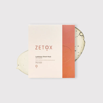 Zetox Luminous Sheet Mask 4 piece box set-0