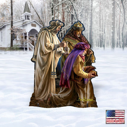 Three Kings Nativity Outdoor Decor by D. Gelsinger - Nativity Holiday Decor - 8461042-2F-1201-0