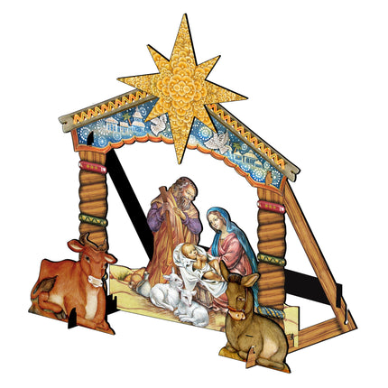 Holy Family Outdoor Nativity Set by G. DeBrekht - Nativity Holiday Decor - 8114030FS-3
