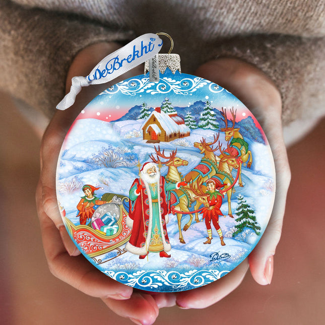 Christmas Courier Glass Ornament by G. DeBrekht - 73354-0