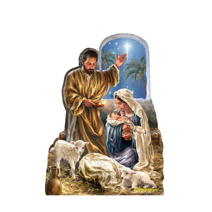Glory to God Nativity Door Decor by D. Gelsinger - Nativity Holiday Decor - 8461045H-DG-4