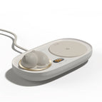 White coaster warmer / 220V US
