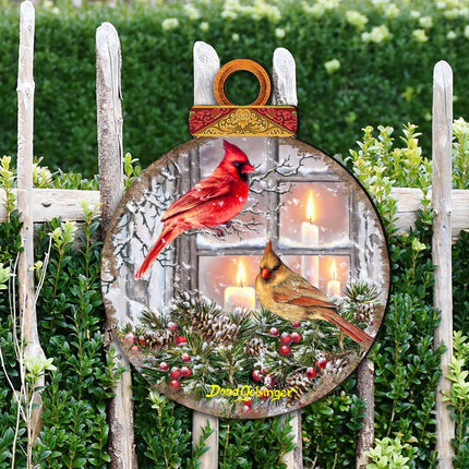 House Birds Holiday Outdoor Decor Large Ornament by D. Gelsinger - Christmas Decor - 8121126M-DG-1