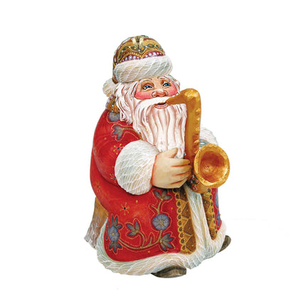 Jazzman Santa Christmas Door Decor by G. DeBrekht - Christmas Santa Snowman Decor - 8116211H-4