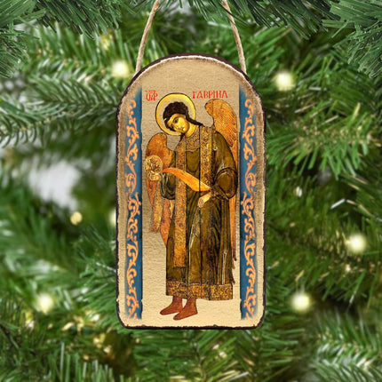 Saint Gabriel Archangel Religious Christian Sacred Icon Ornament - Inspirational Icon Decor - 87041-2