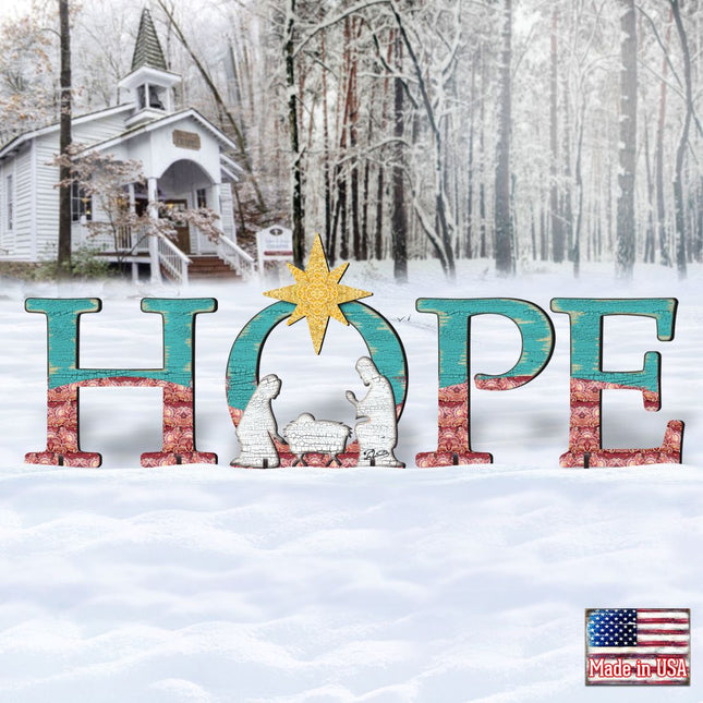 Hope Outdoor Nativity Set by G. DeBrekht - Nativity Holiday Decor - 8121460F-S4L-0