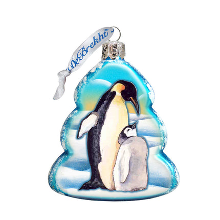 Penguin Family Mercury Glass Ornament by G. DeBrekht - Wildlife Holiday Decor - 771012-4