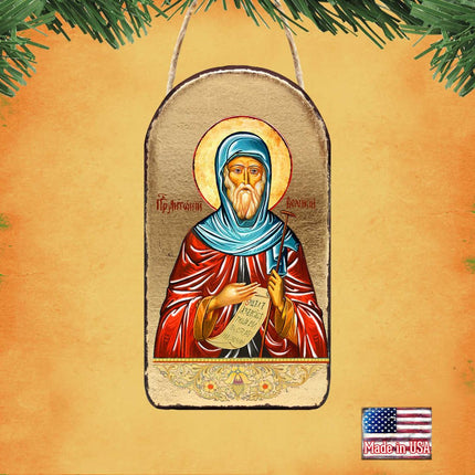 Saint Anthony Religious Christian Sacred Icon Ornament - Inspirational Icon Decor - 87057-1