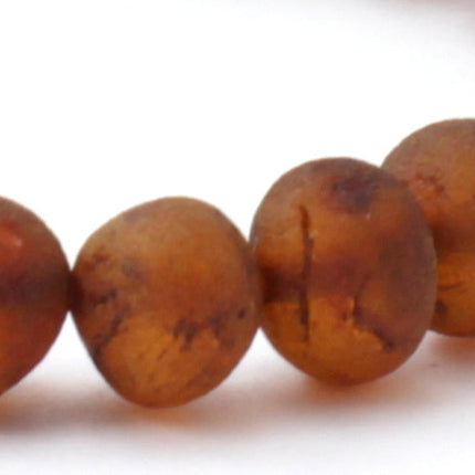 Amber Brown Raw Cognac Stretch Bracelet for Adults-2