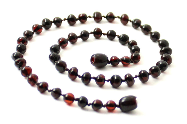 Baltic Amber Cherry Kids Necklace-0