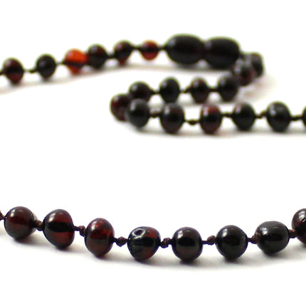 Baltic Amber Cherry Kids Necklace-3