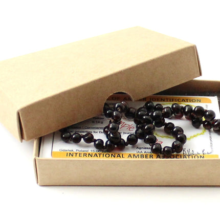 Baltic Amber Cherry Kids Necklace-1