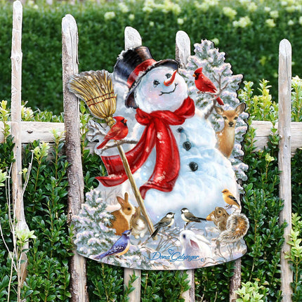 Frosty Forest Friends Wall Art by D. Gelsinger - Designocracy - 8461023M-1624-3