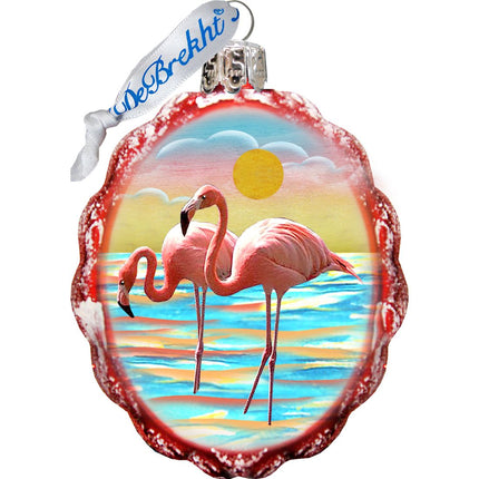 Tropical Mercury Glass Ornaments Set of 3 by G. DeBrekht - Coastal Holiday Decor - 770125S3-1