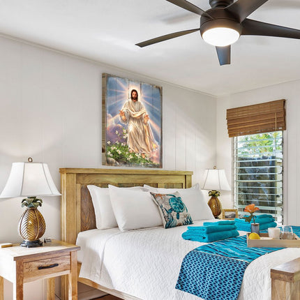 Jesus Resurrection Wooden Wall Art by D. Gelsinger - Easter Spring Decor - 95669B-DG-2