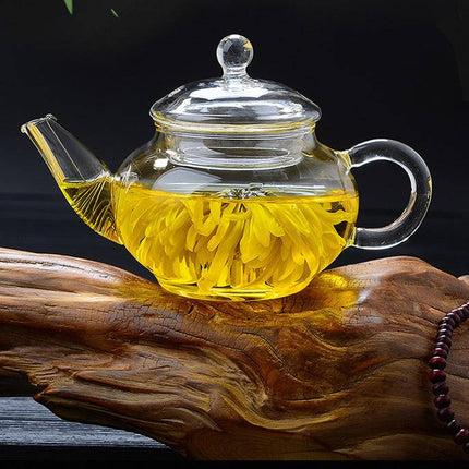 Thickened Borosilicate Glass Tea Set Teapot-3