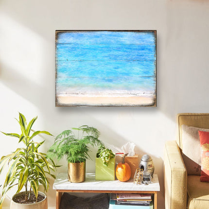 Spataro Beach Wood Wooden Coastal Wall Art by Nature Wonders - Coastal Sea-Life Decor - 95226-2B-2
