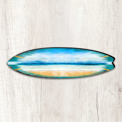 Ocean Surfboard Coastal Outdoor Decor Large Ornament by G. DeBrekht - Coastal Holiday Decor - 8490102MS-2