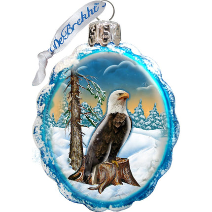 Wildlife Mercury Glass Ornaments Set of 3 by G. DeBrekht - Wildlife Holiday Decor - 770109S3-2