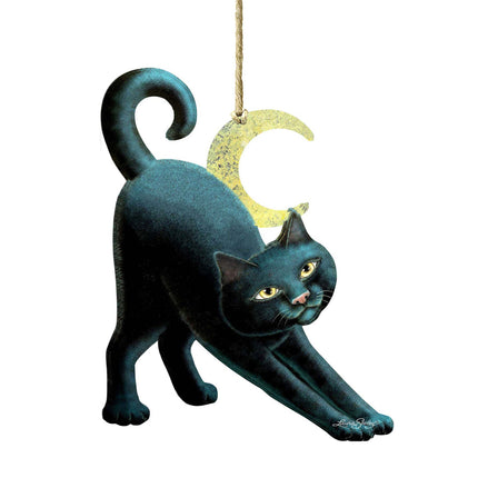 Spooky Halloween Cat Door Decor by Laura Seeley - Thanksgiving Halloween Decor - 8512054H-4