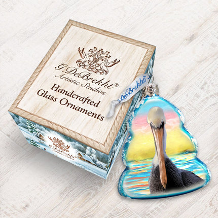 Glass Mercury Glass Ornament by G. DeBrekht - Coastal Holiday Decor - 776279-2