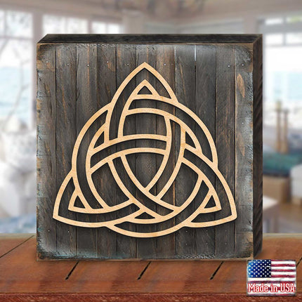 Spiral Symbol Celtic Art Wooden Wall Art by Celtic Art - Celtic Decor - 953168B-1
