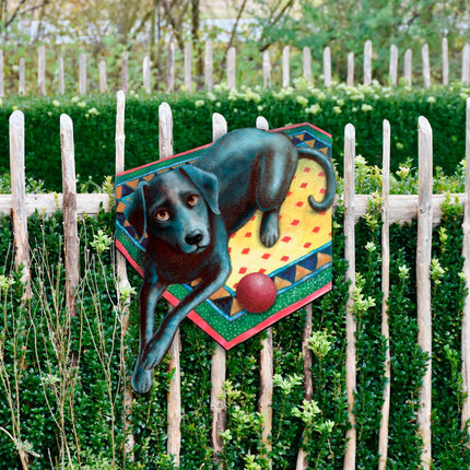 Ready When You Are Holiday Door Decor by Laura Seeley - Pets Dog and Cats Decor - 8511017H-1