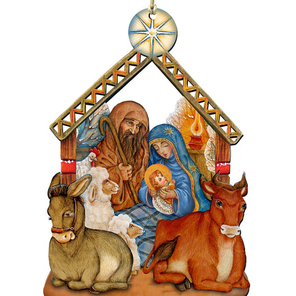 Nativity Christmas Nativity Door Decor by G. DeBrekht - Nativity Holiday Decor - 8114030H-4