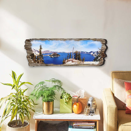 Lake View Wooden Wall Art by G. DeBrekht Coastal Decor - 8491107W-1
