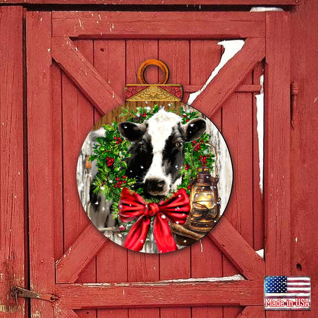 Christmas on the Farm Door Decor by D. Gelsinger - Christmas Decor - 8021128H-DG-0
