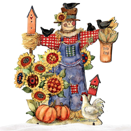 Bethany Scarecrow Halloween Outdoor Decor by Susan Winget - Thanksgiving Halloween Decor - 8471201F-SW-4