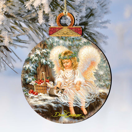 Winter Companions Wooden Ornaments by Gelsinger - Nativity Holiday Decor - 8021120-0718-0