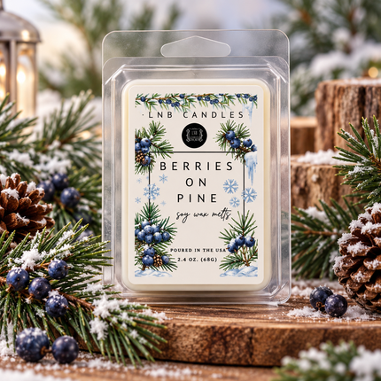 Berries on Pine Soy Wax Melts | 3-Pack-0