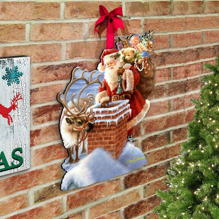 Faithful Friends Holiday Door Decor by D. Gelsinger - Christmas Decor - 8461050H-0105-2