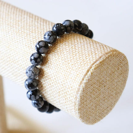 Snow Obsidian Bracelet ✦ Self-knowledge, Balance and Protection-2