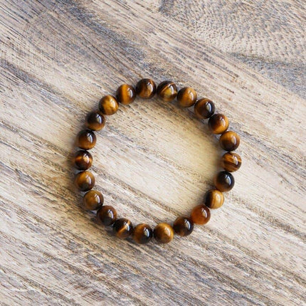 Tiger Eye Bracelet ✦ Evil eye protection and self-confidence-3