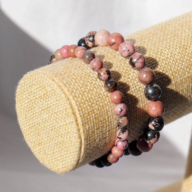 Rhodonite Bracelet ✦ Anti-stress and emotional well-being-0