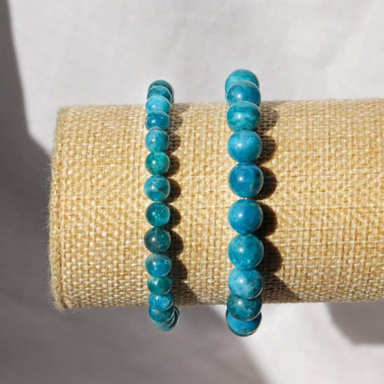Blue Apatite Bracelet ✦ Communication, Shyness and Well-being-1