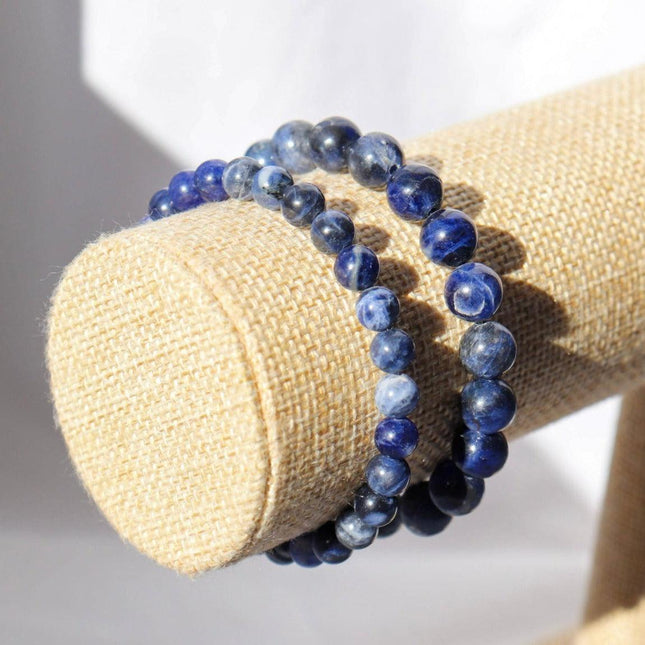 Sodalite Bracelet ✦ Hypersensitivity, Intuition and Serenity-0