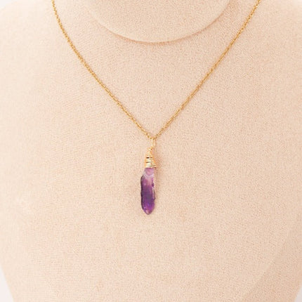 Pendant | Raw Amethyst nugget-4