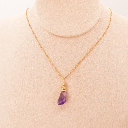 Pendant | Raw Amethyst nugget-3
