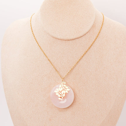 Pendant | “Life of love” in Rose Quartz-3