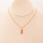Without chain / Orange tones