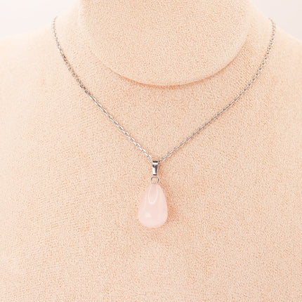 Pendant | Rose Quartz Drop-2