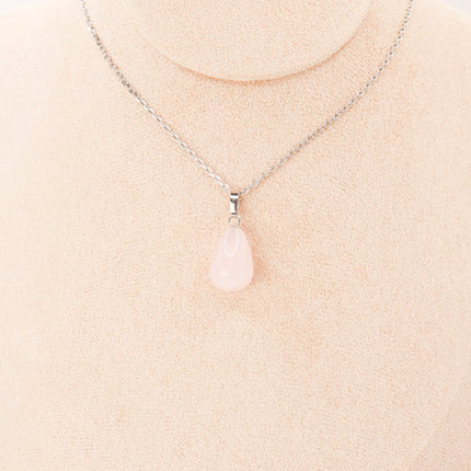 Pendant | Rose Quartz Drop-3