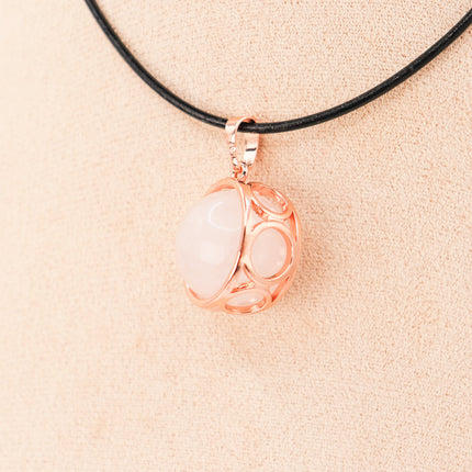 Pendant | Rock Crystal Moon Sphere-3